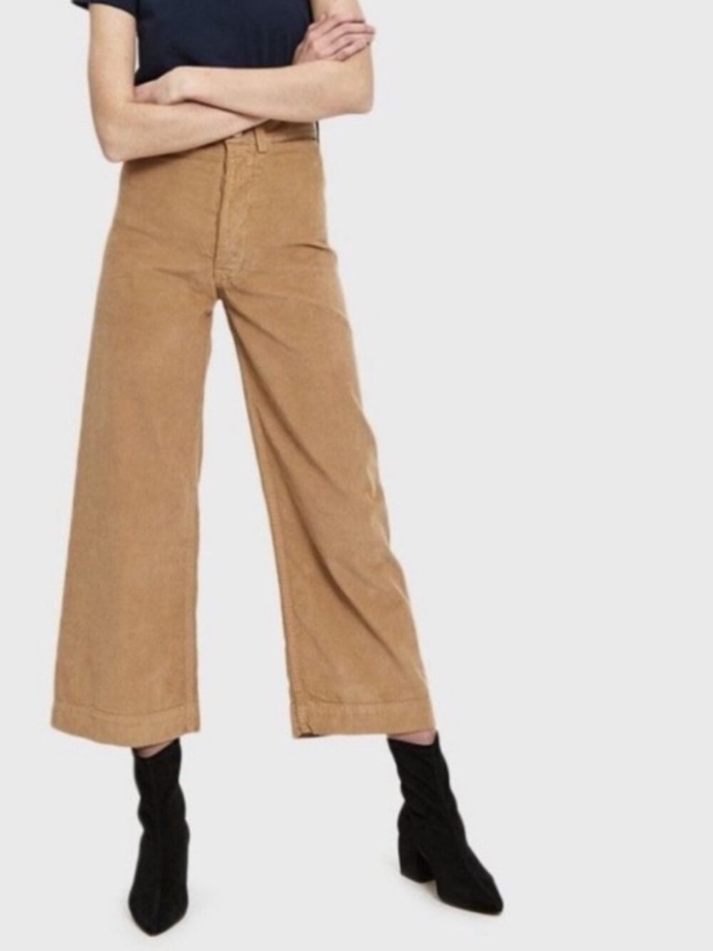 Jesse Kamm Camel Corduroy Sailor Pant